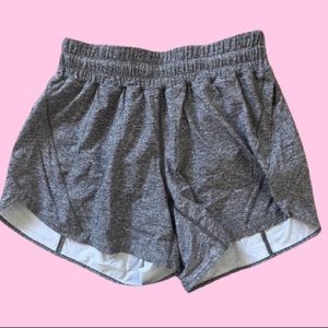 Lululemon Women’s Track That Heather Grey Shorts size 6, 5 inch inseam like new